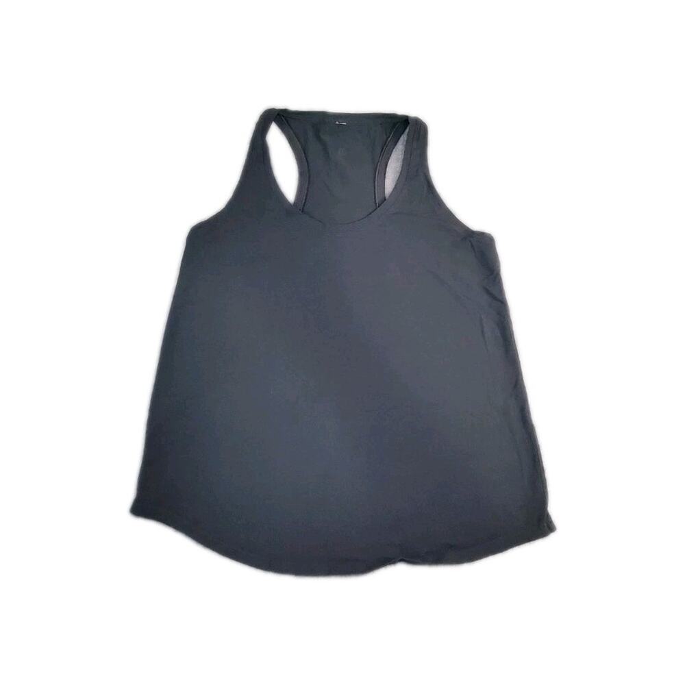 Lululemon Women's Size M-L Yoga Tank Top Black Shirt Activewear Gym Hiking C8